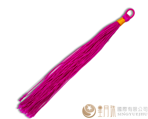 流苏-桃红-10入