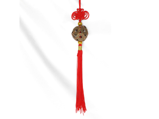 中国结吊饰成品-古钱球(古铜)