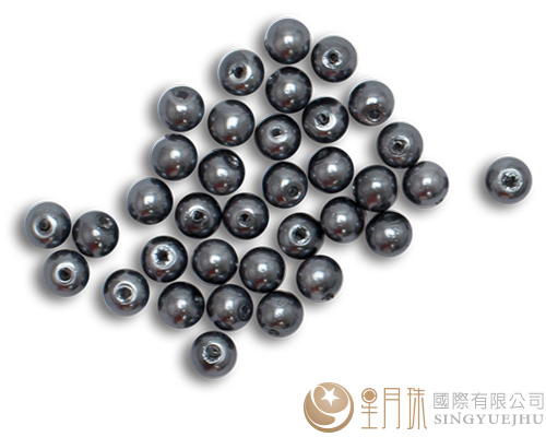 玻璃珍珠(50入)4mm-鐵灰29