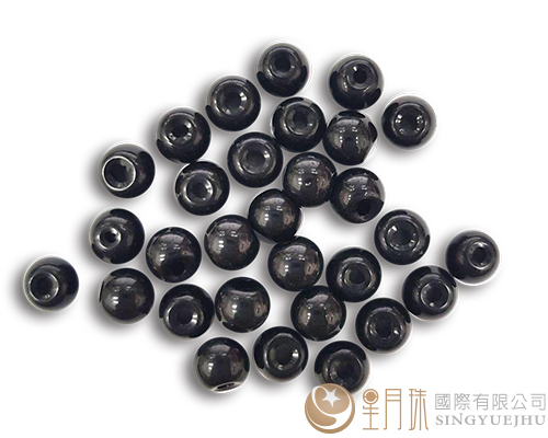 玻璃珍珠(30入)6mm-黑2