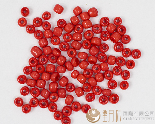 2mm(實色)玻璃珠-紅