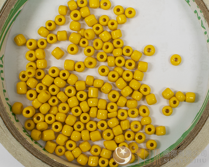 3mm(實色)玻璃珠-大包-黃2