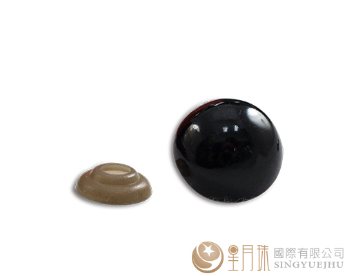 玩偶眼睛-圓(全黑)18mm-8入