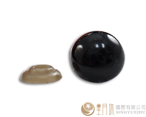 玩偶眼睛-圓(全黑)20mm-50入