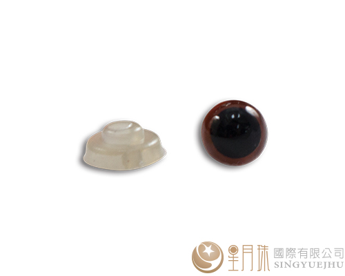 玩偶眼睛-圓(雙色)8mm-10入