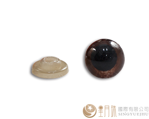 玩偶眼睛-圓(雙色)12mm-100入