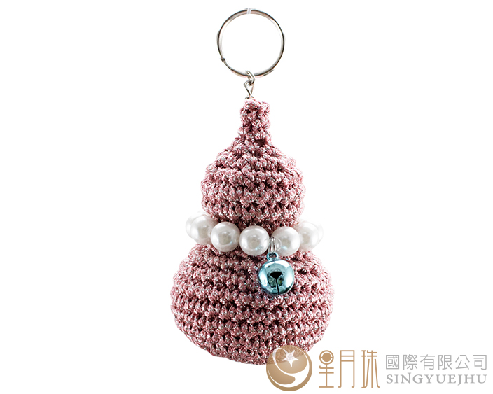 吉祥葫芦吊饰材料包-1入粉(C0027) 