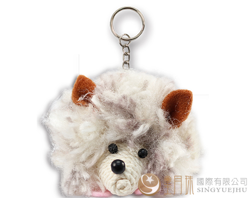 DIY可爱刺猬所圈材料包-白+咖刺猬(C009)
