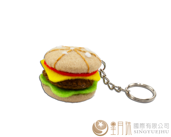 DIY漢堡吊飾材料包-1入(小)(D0063)