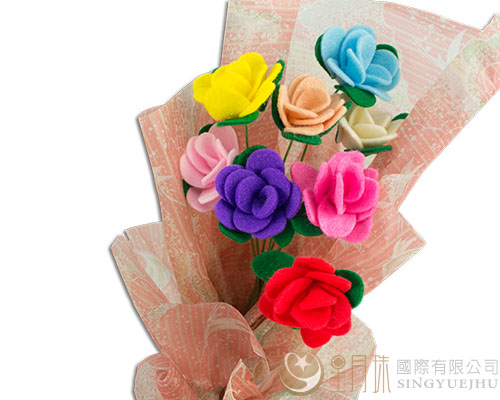 不织布风信子&茶花(D0026)